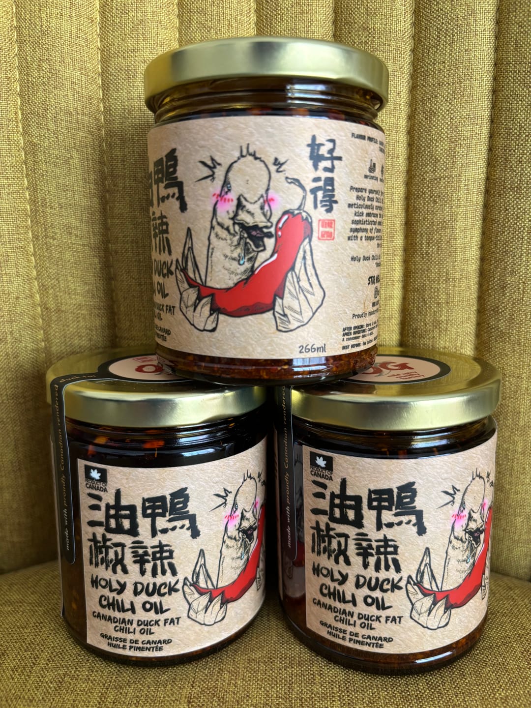 Customer photo review of Holy Duck Extra Ducking Spicy Chili Oil
