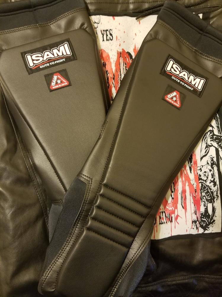Customer photo review of Isami Wrestling Kick Pads