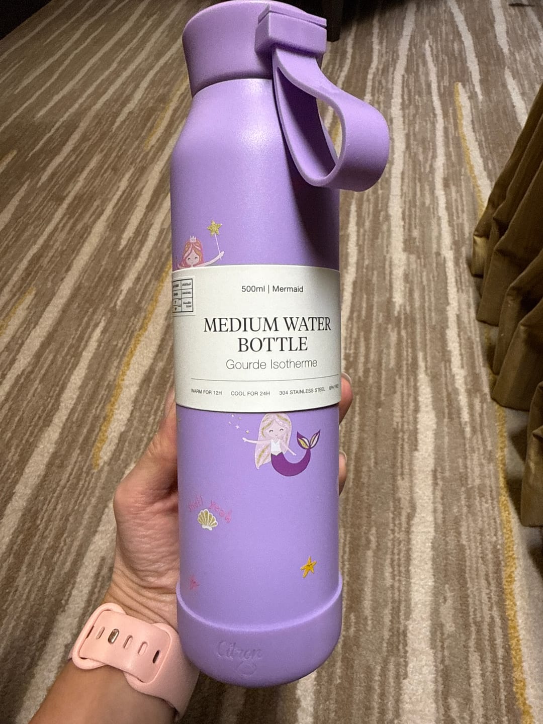 Customer photo review of Citron Water Bottle (500ml)