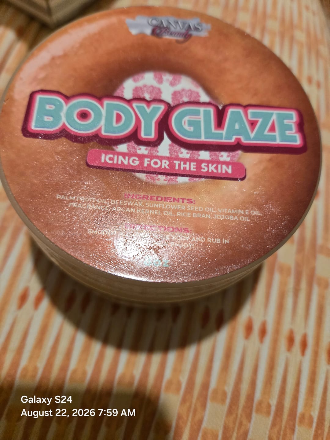 Customer photo review of BODY GLAZE: GLAZED DONUT