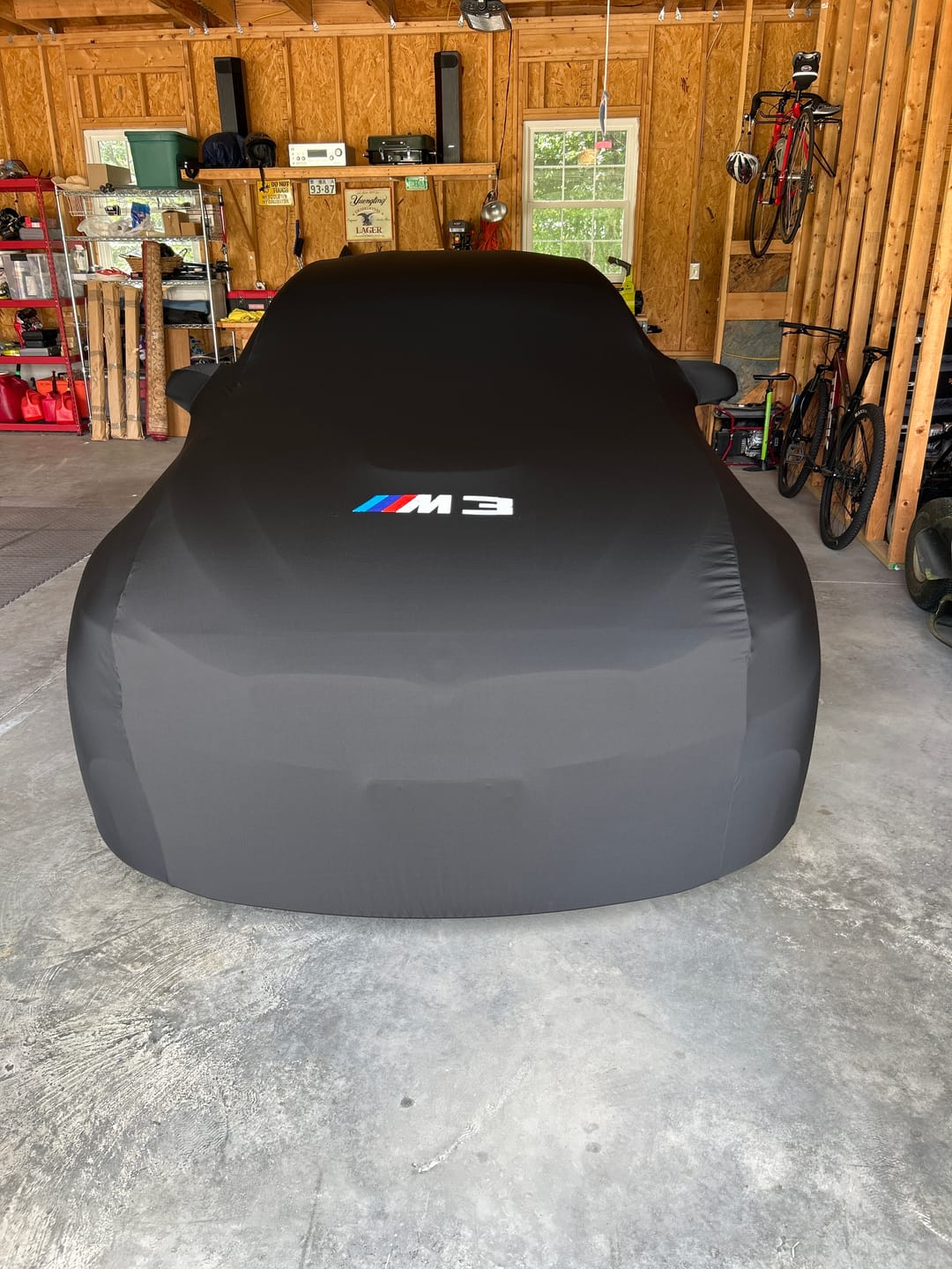 Customer photo review of CUSTOM INDOOR CAR COVER FOR BMW