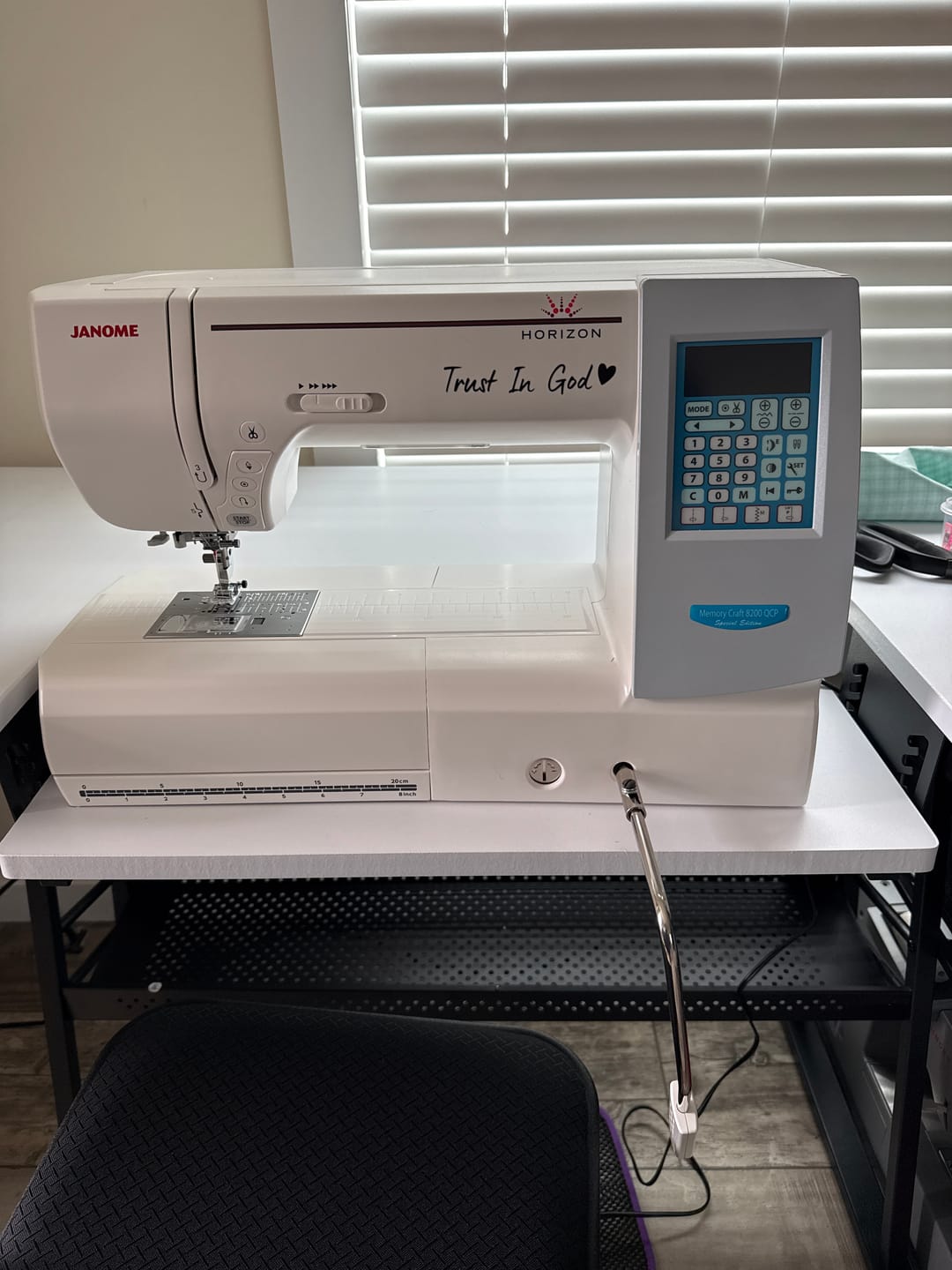 Customer photo review of Janome Horizon MC8200QCPSE Computerized Sewing Machine with FREE Bundle