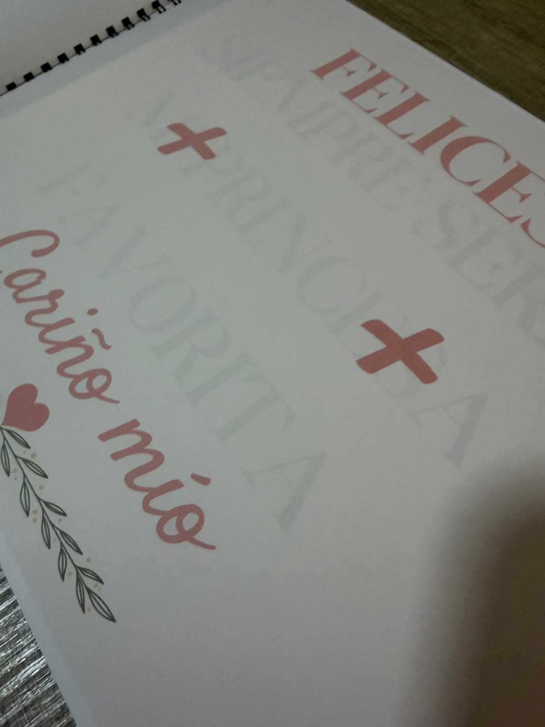 Customer photo review of Álbum Imprimible Feliz Cumpleaños