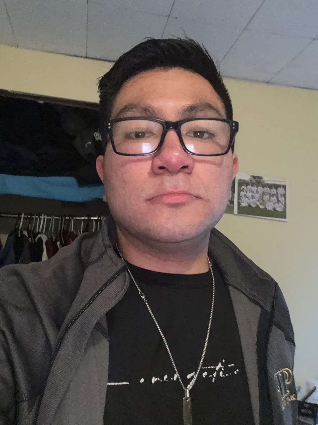 Customer photo review of Collier Japonais Gravé Homme
