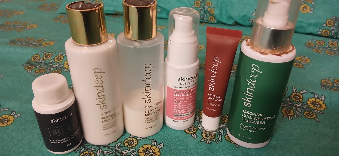 Customer photo review of DREAM GLAZE - Peptide Milk Toner