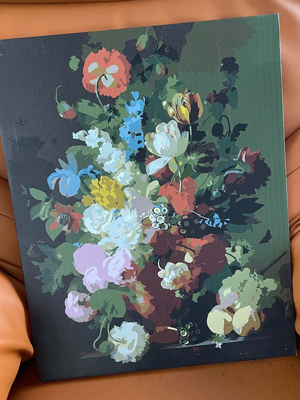 Customer photo review of Jan Frans van Dael - Vase de Fleurs Raisins et Pêches