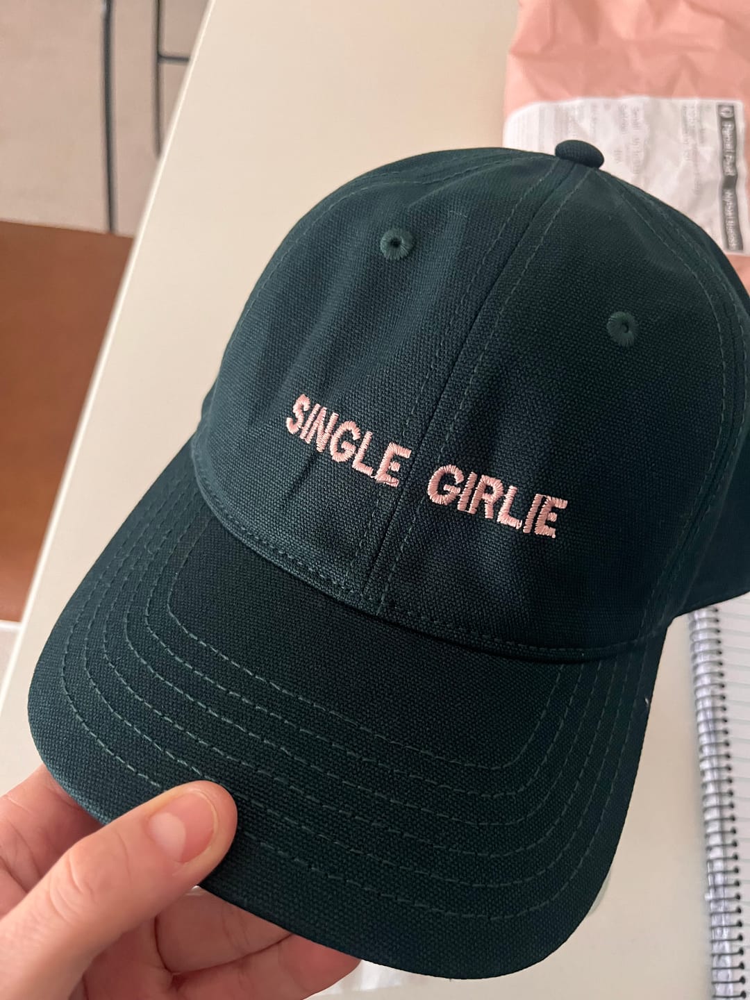 Customer photo review of CUSTOM Canvas Cap