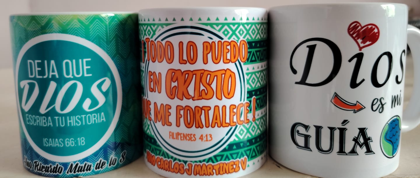 Customer photo review of Taza Blanca para Sublimar 11 Oz. Color Make Grado AAA