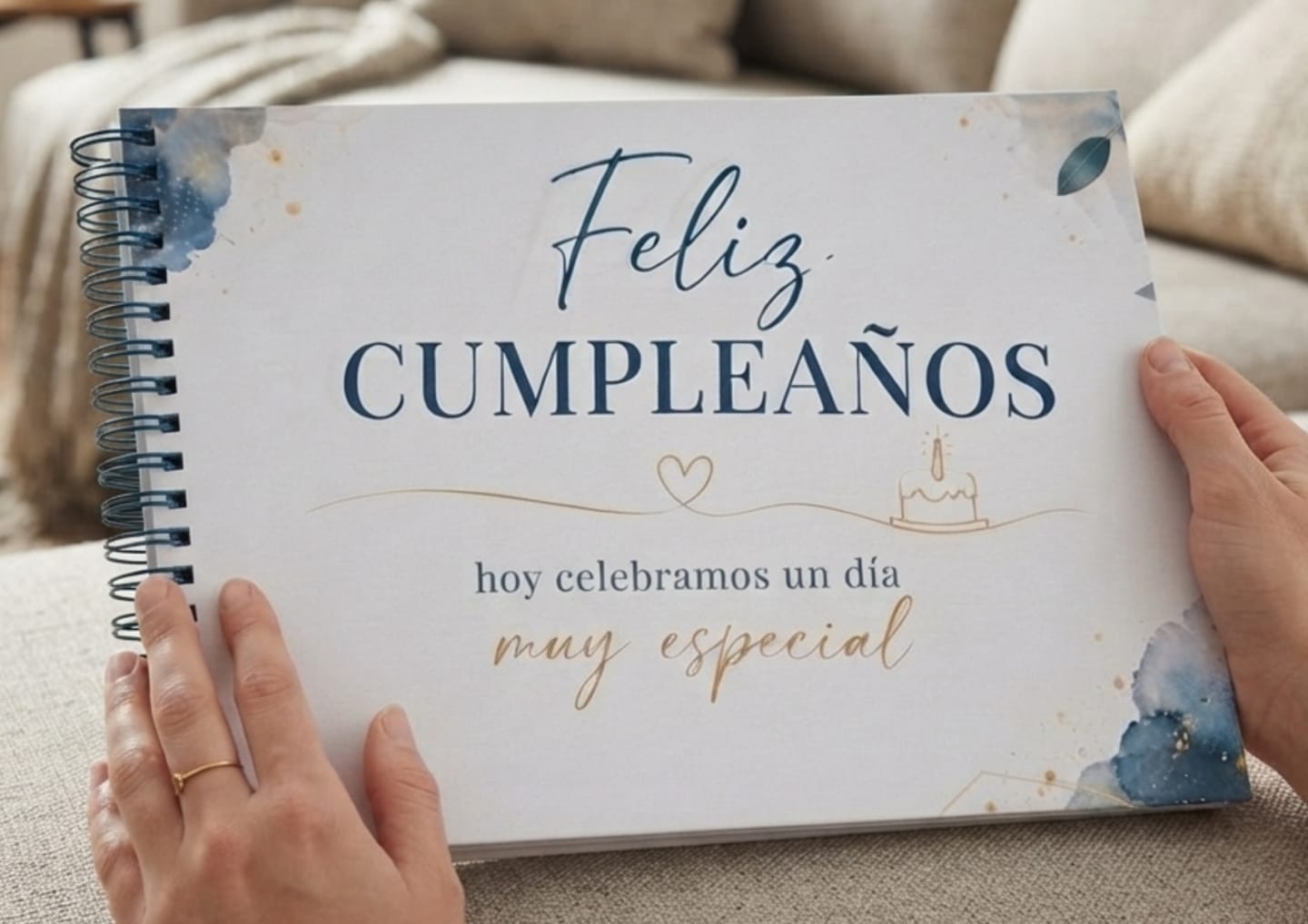 Customer photo review of Álbum Imprimible Feliz Cumpleaños