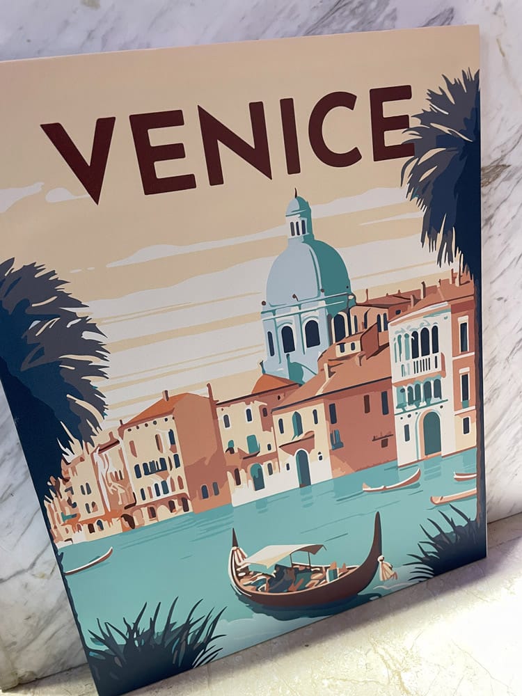 Customer photo review of Affiche Vintage Venise