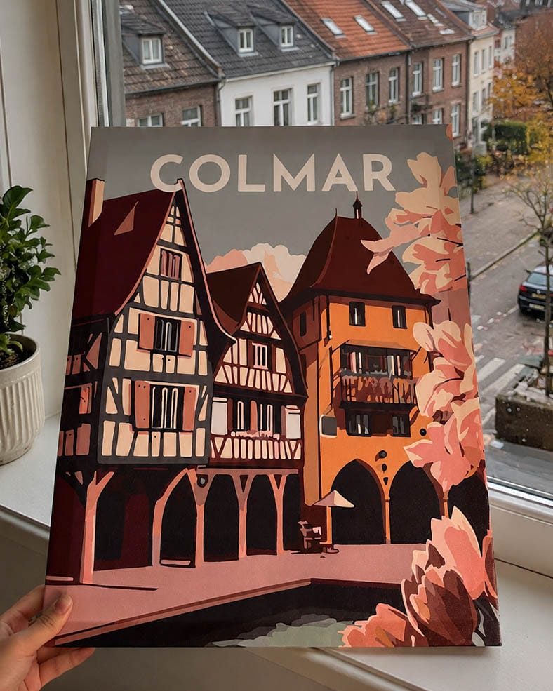 Customer photo review of Affiche Vintage Colmar