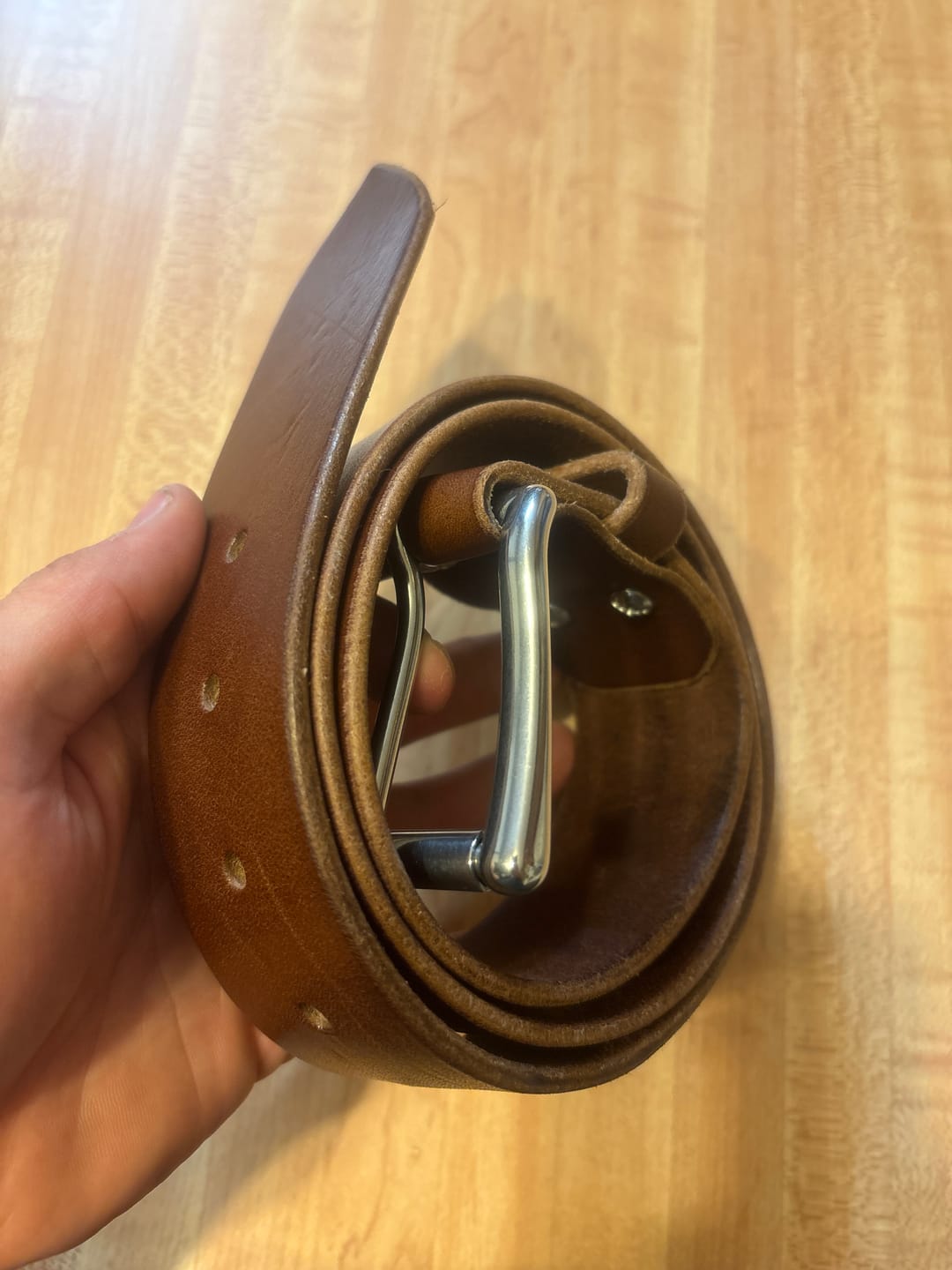 Customer photo review of The Man Belt - Rich Brown