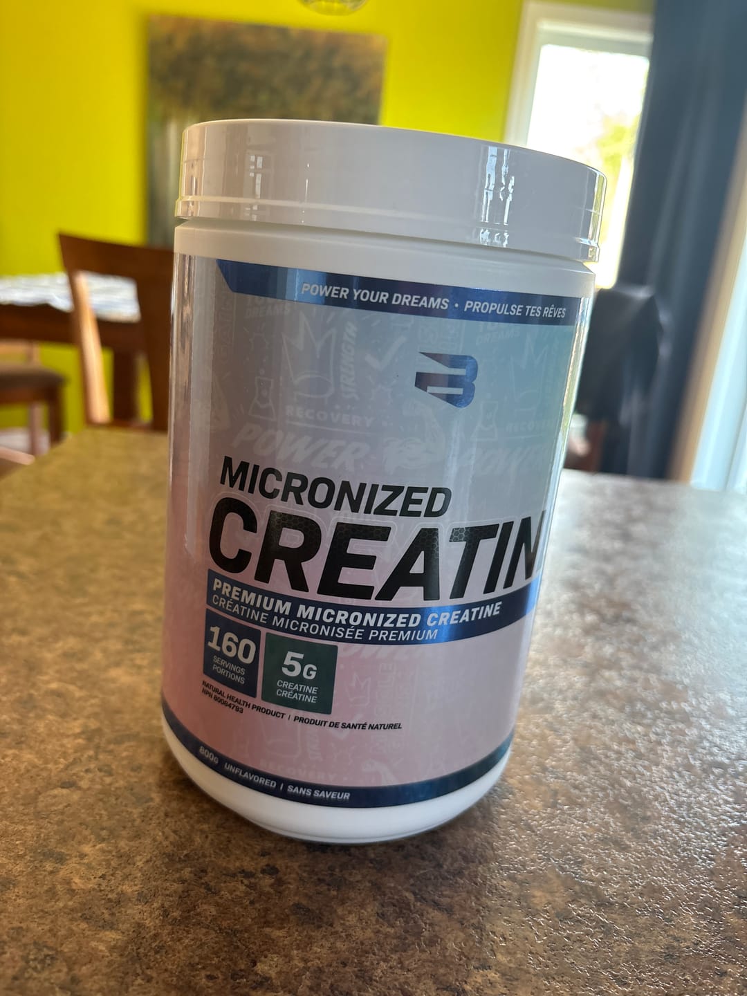 Customer photo review of Believe - Créatine Micronisée - 800g