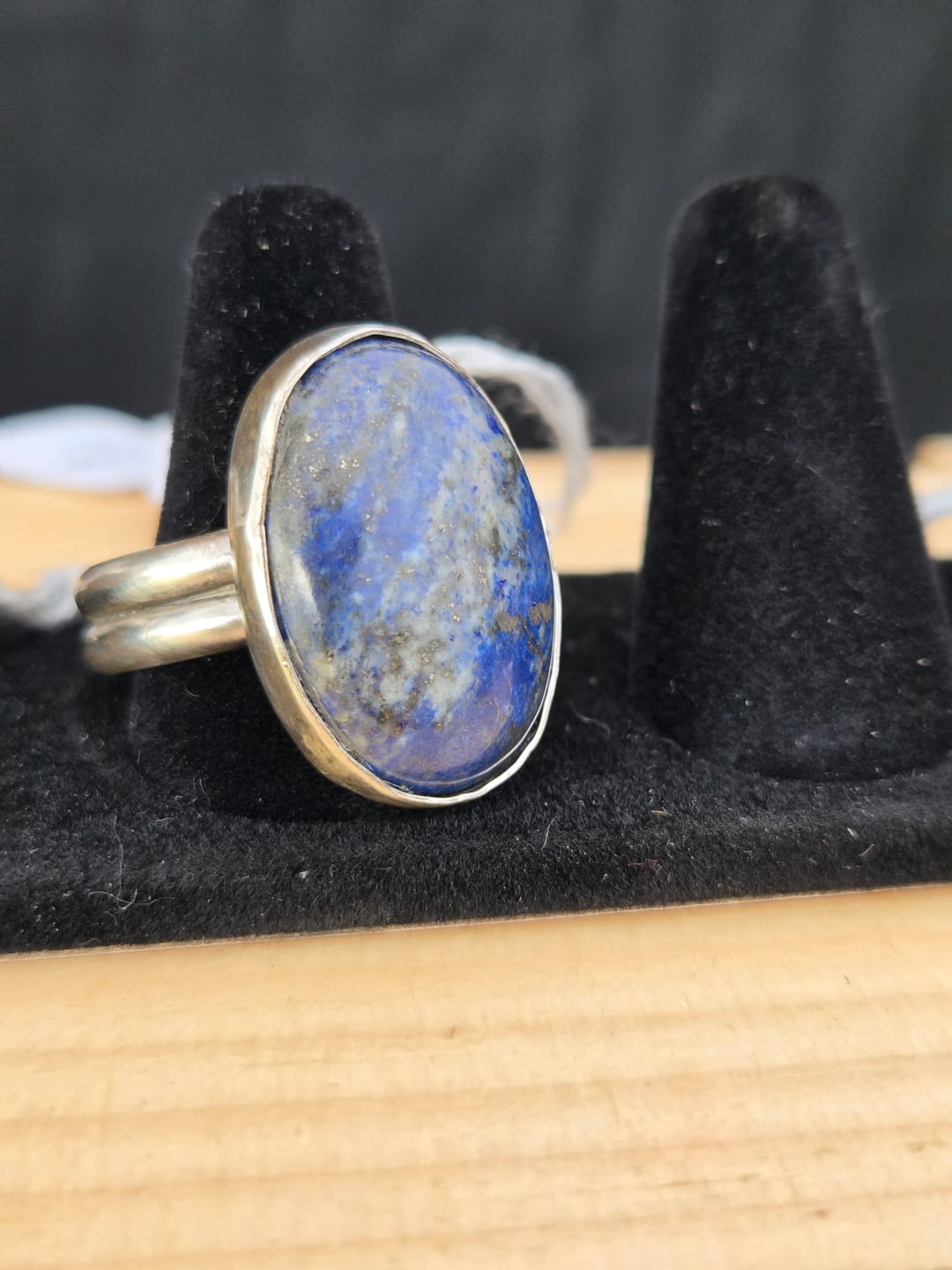 Customer photo review of 5PCS 18x25mm natural lapis lazuli stone oval cabochon pendant