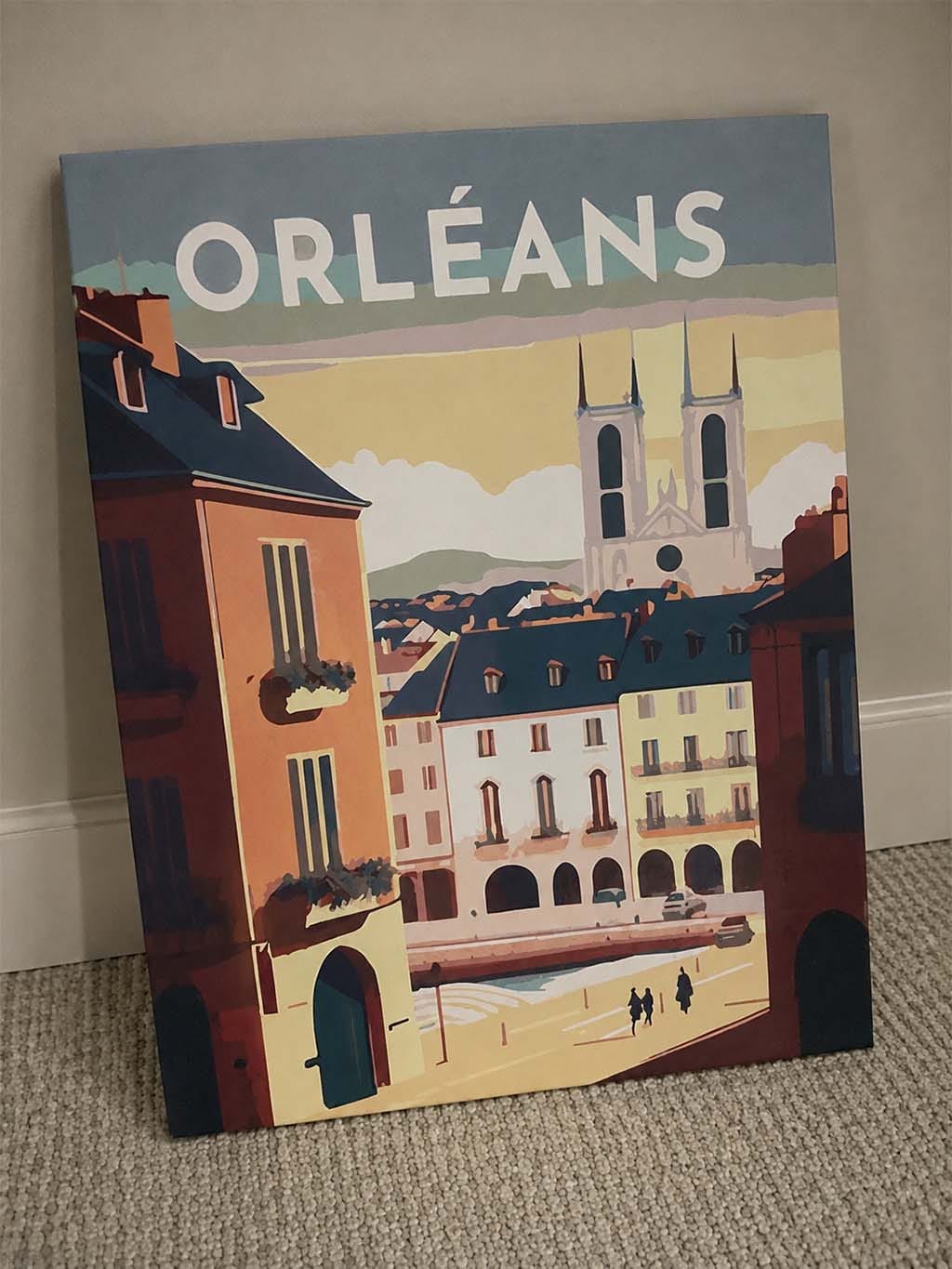Customer photo review of Affiche Vintage Orléans