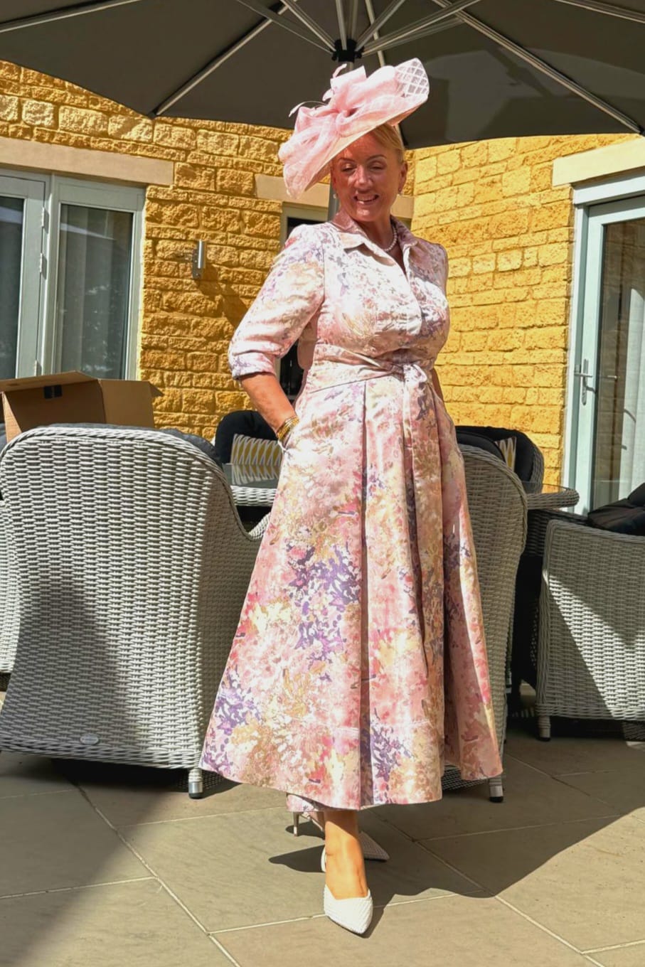 Customer photo review of 'Suzannah' in Pink Artist print