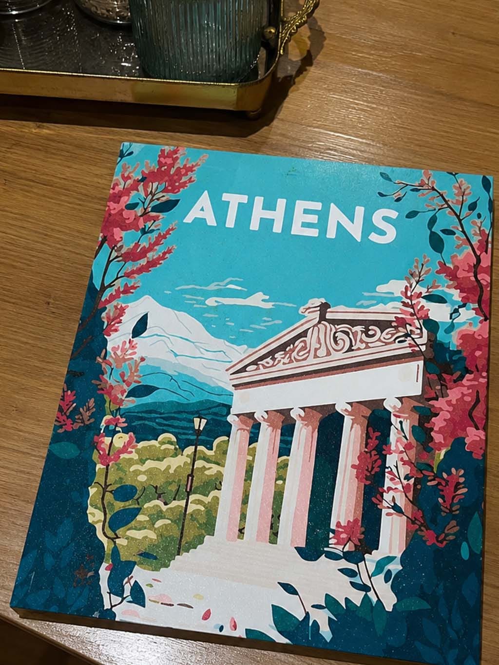 Customer photo review of Affiche Vintage Athènes