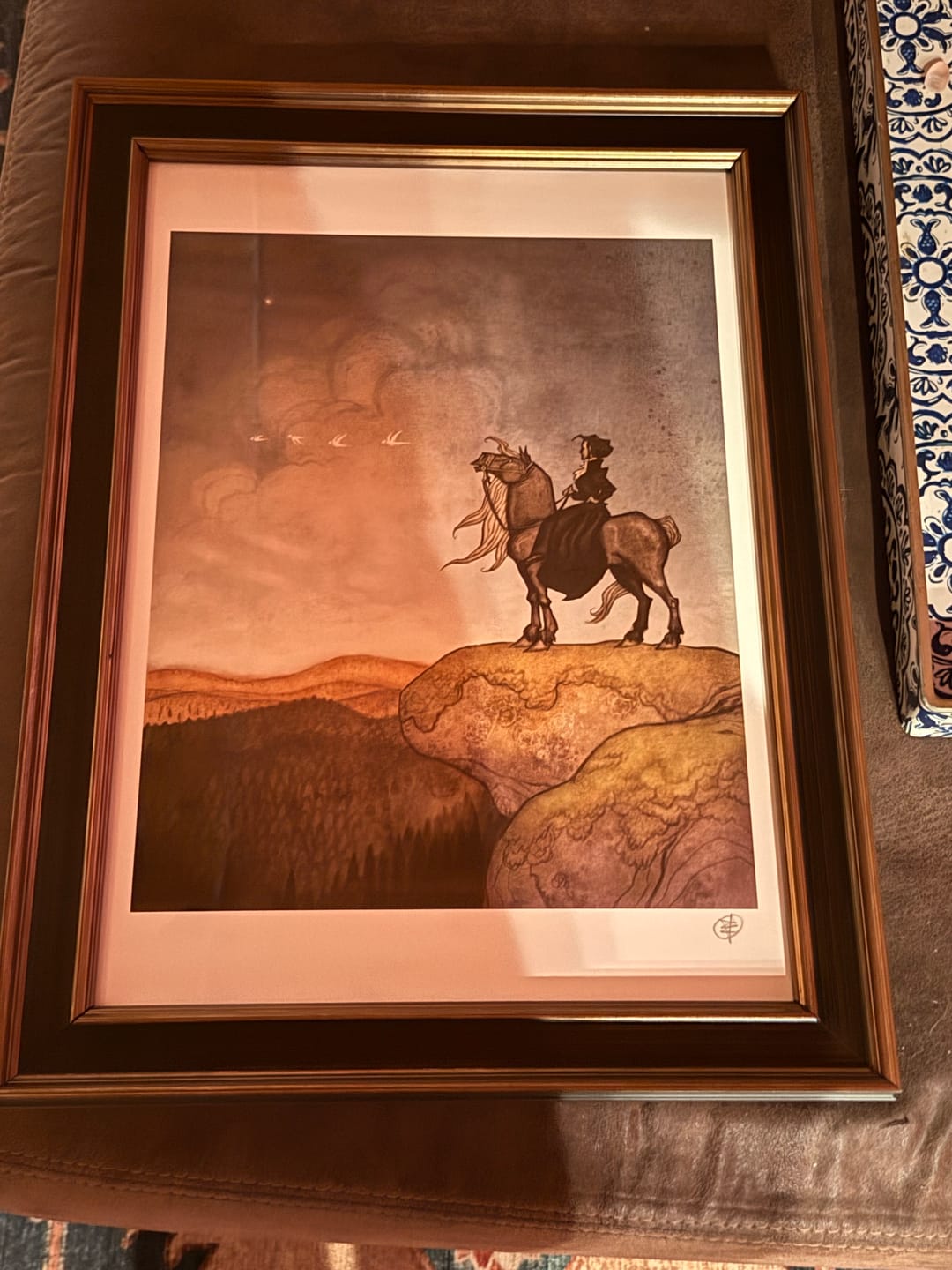Customer photo review of THE MYTHICAL NORTH - SIGNED ART PRINT