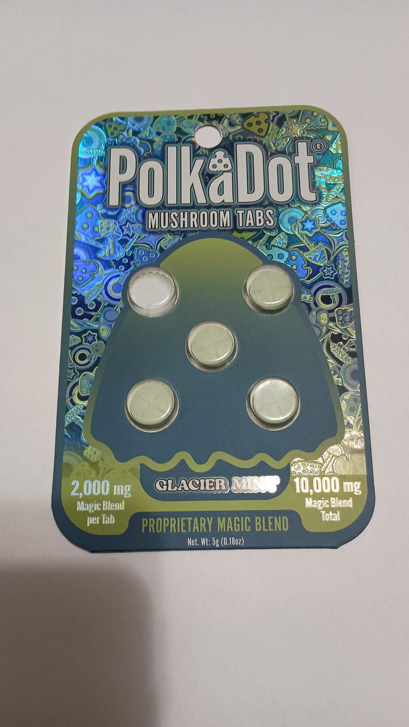 Customer photo review of Mushroom Tab - Glacier Mint - Blister Card (5)
