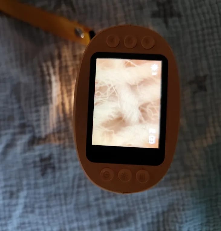 Customer photo review of Micromates Kids Microscope - 50% OFF SALE