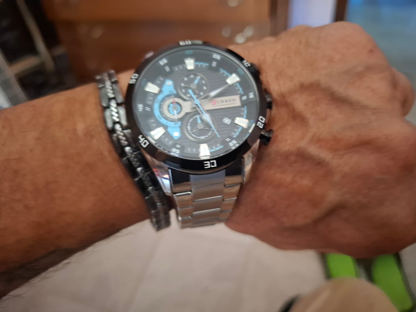 Customer photo review of Curren Madrid® orologio uomo acciaio