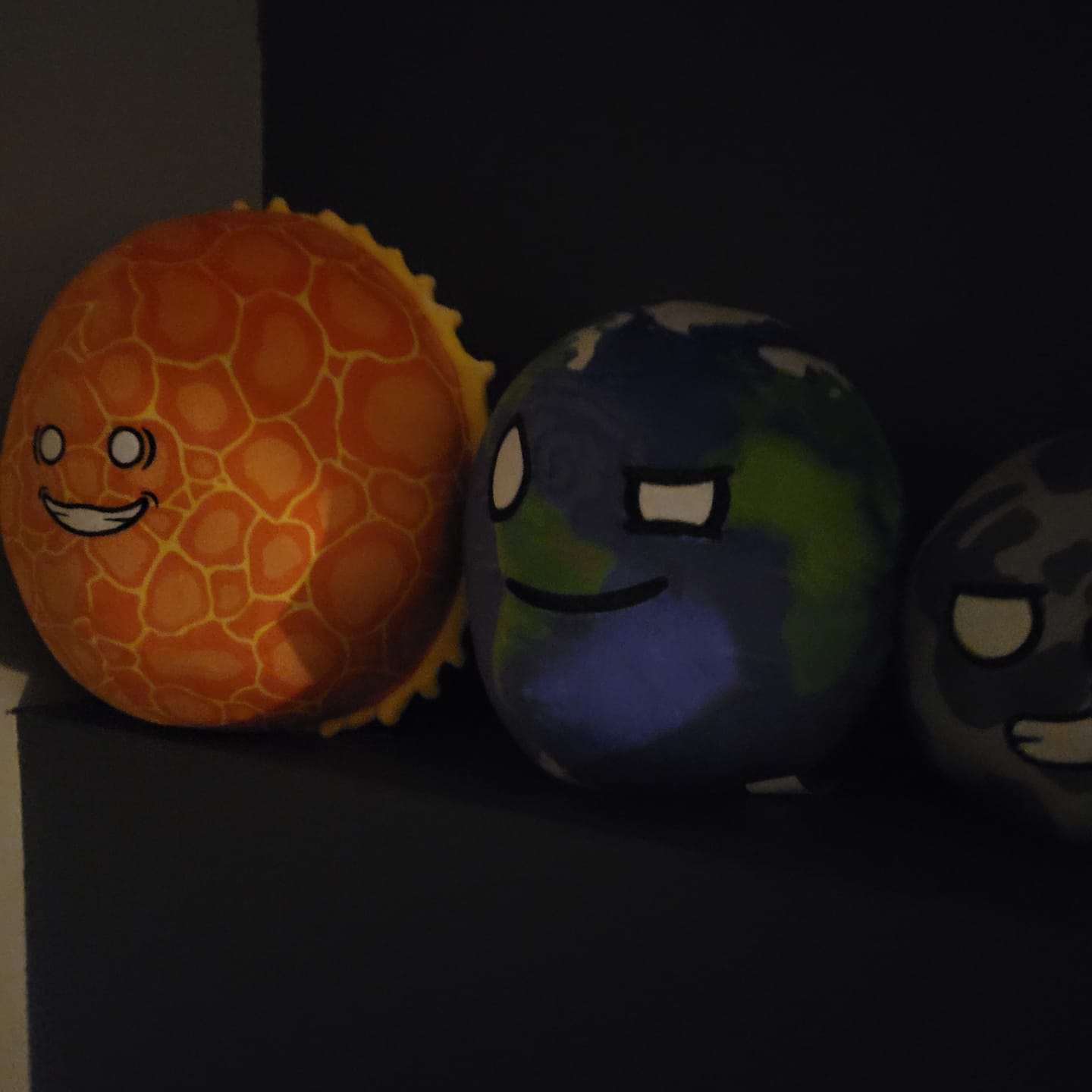 Customer photo review of The SolarBalls Earth Plush