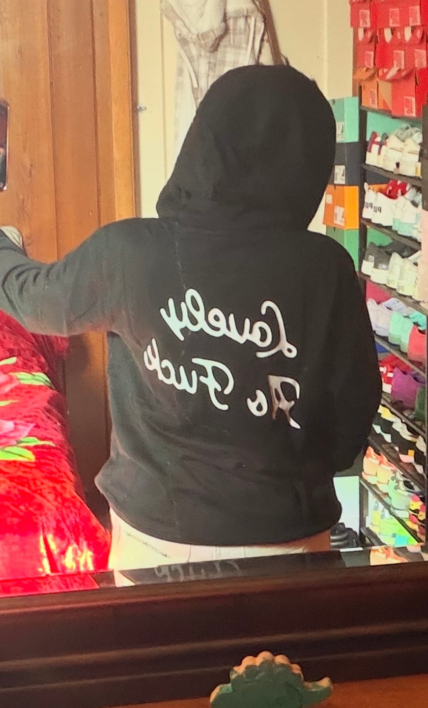 Customer photo review of Barbed Wire Zip Up Hoodie