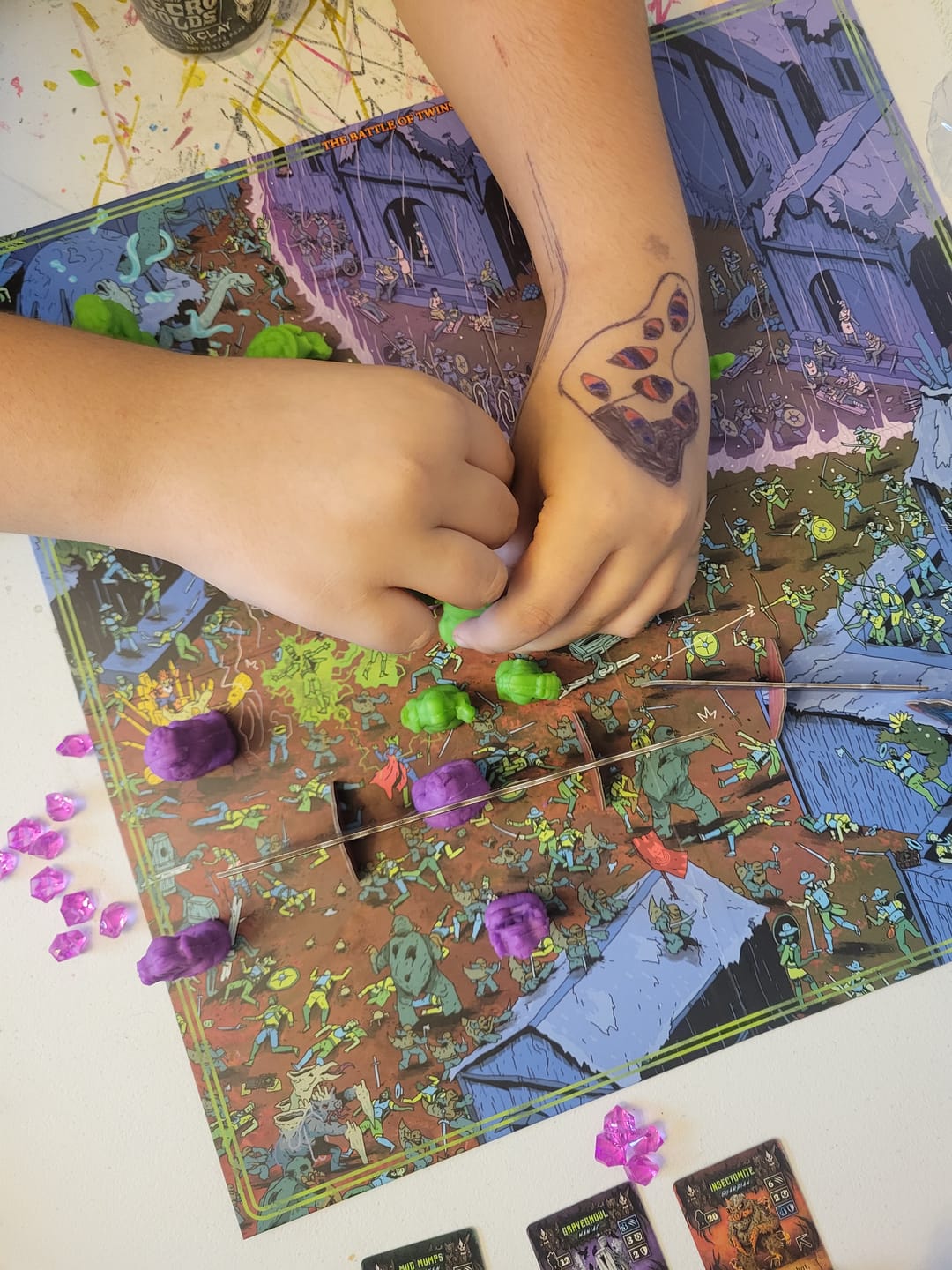 Customer photo review of Necromolds Battle Box