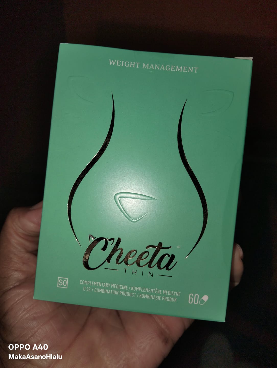 Customer photo review of CheetaThin® Weight Management