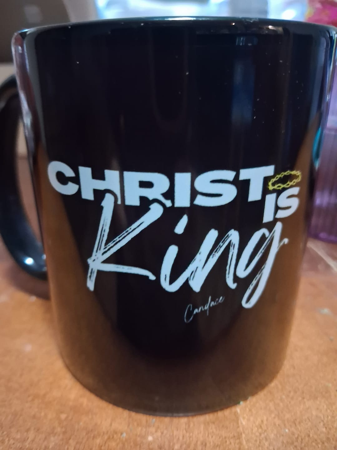 Customer photo review of Christ is King Mug
