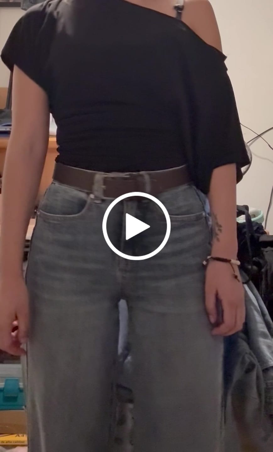 Customer video review of Pantalón Básico Denim Blue