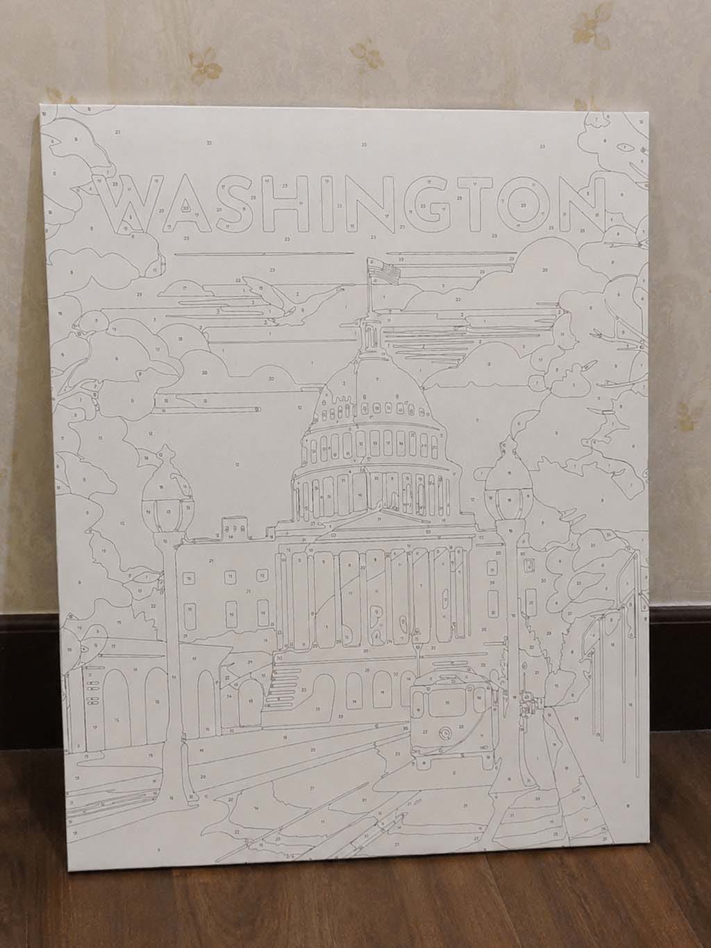 Customer photo review of Affiche Vintage Washington