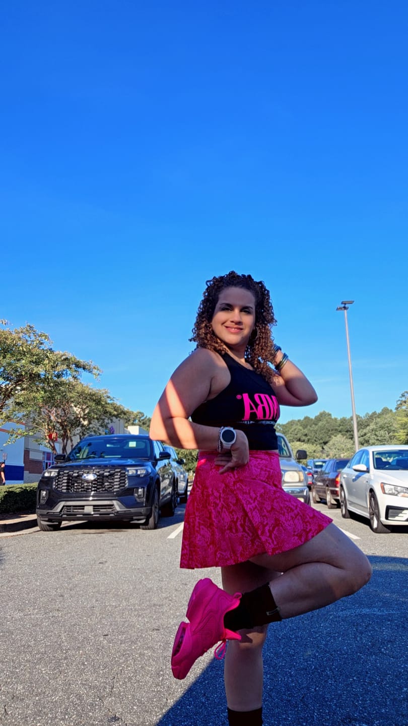 Customer photo review of Rock 'n' Roll Crossover Waistband Skort