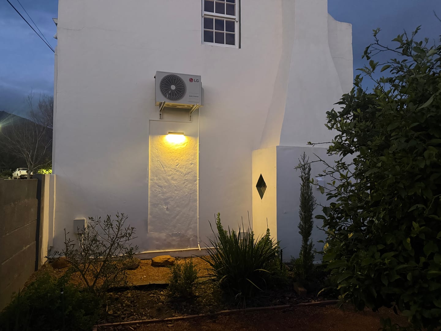 Customer photo review of Solar Wall Light with Motion Sensor