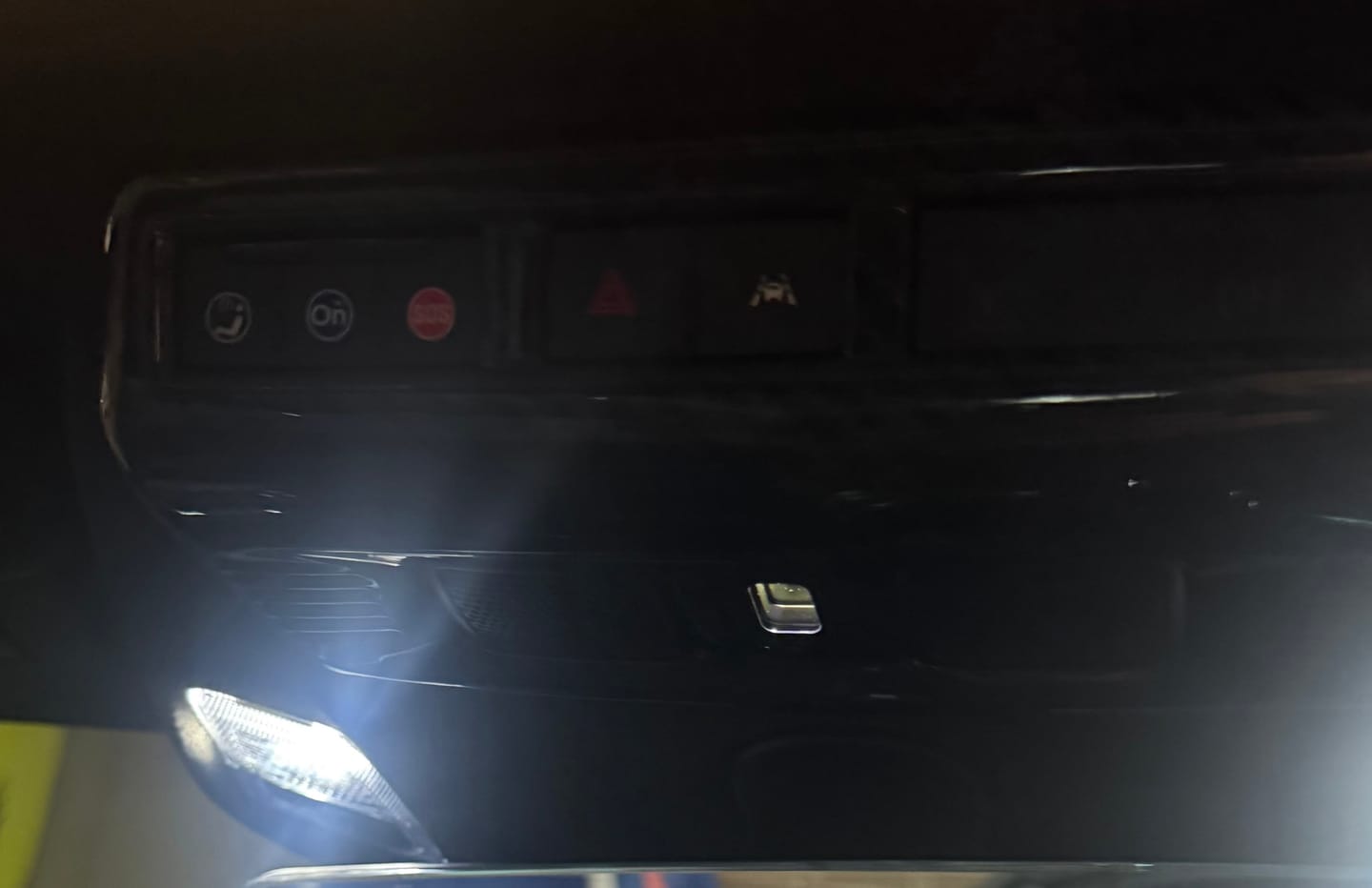 Customer photo review of C8 Corvette Real Carbon Fiber Overhead Dome Light Trim Cover | Interior Upgrade (2020–2027)