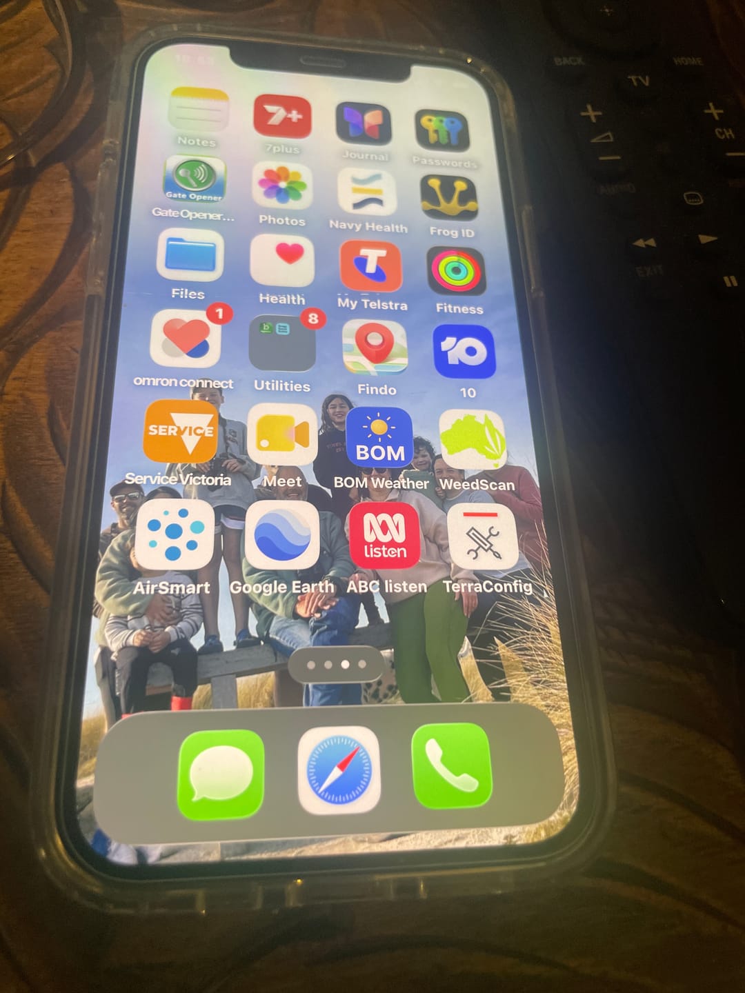 Customer photo review of MagSafe Military Protection Crystal Clear iPhone Case