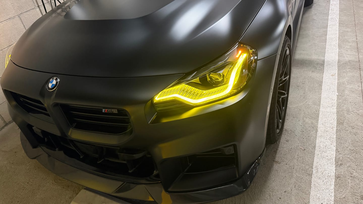 Customer photo review of BMW G87 M2 / G42 2 SERIES CSL YELLOW DRL KIT