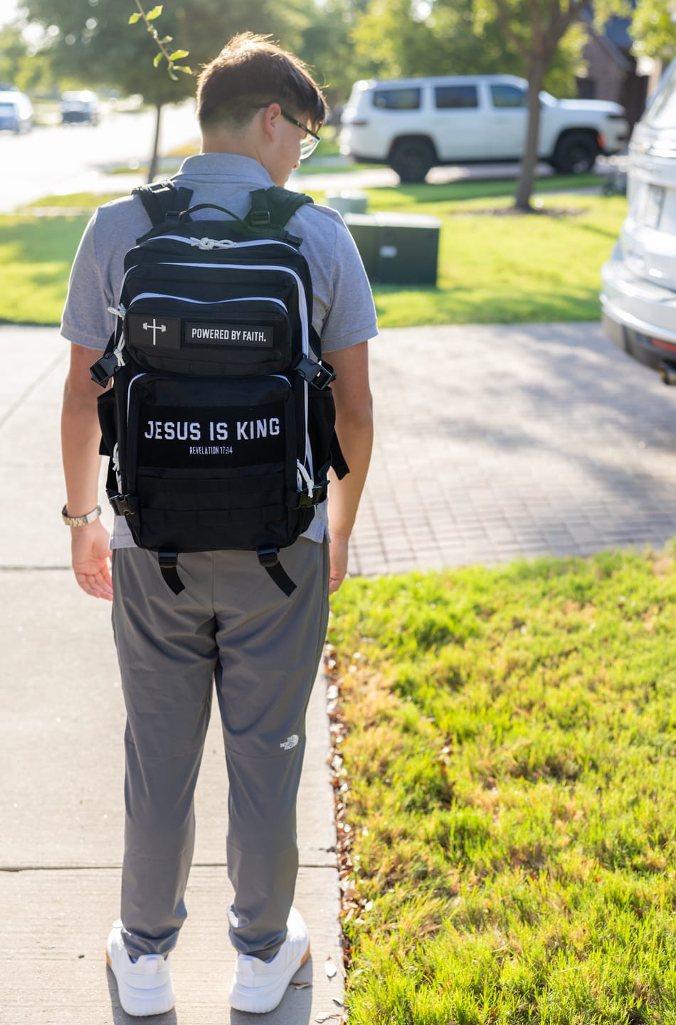 Customer photo review of HolStrength 45L Tactical Backpack