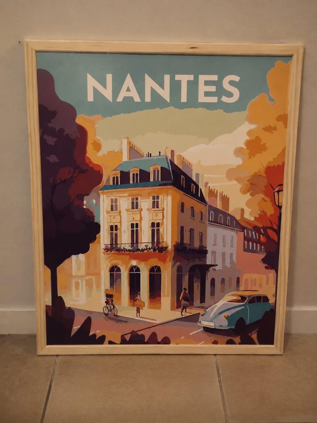 Customer photo review of Affiche Vintage Nantes