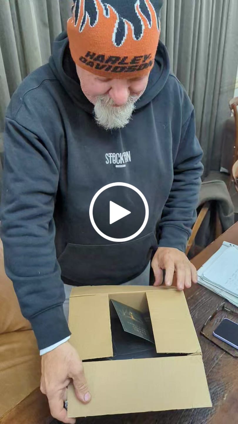 Customer video review of The Viking Pizza Cutter