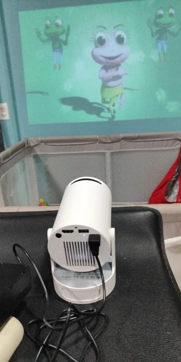 Customer photo review of BookGlow™ - Smart Projector