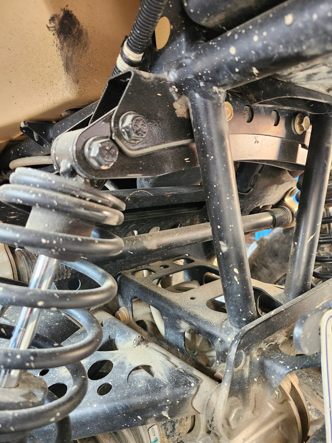 Customer photo review of Polaris Wheel Spacers — Sportsman 850/XP 1000