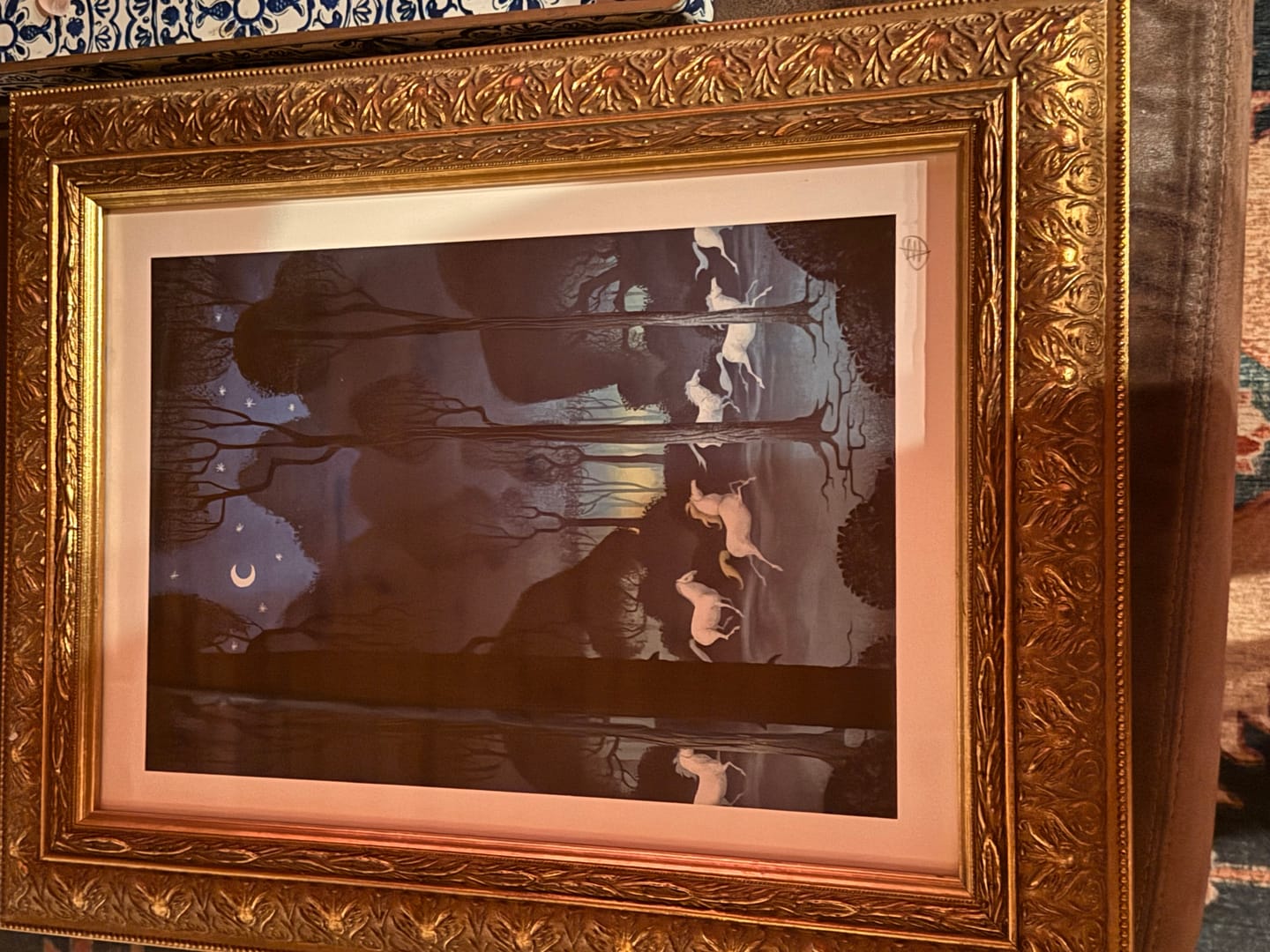 Customer photo review of MIRAMIS & THE HORSES - SIGNED ART PRINT