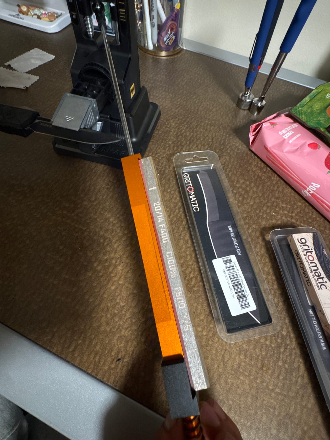 Customer photo review of All-Metal 6" Stone Holder for Work Sharp Precision Adjust