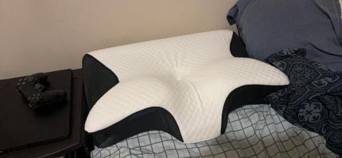 Customer photo review of EasySleep Ergonomic Pillow (Size: 37cm/14.5in | 62cm/24.4in)