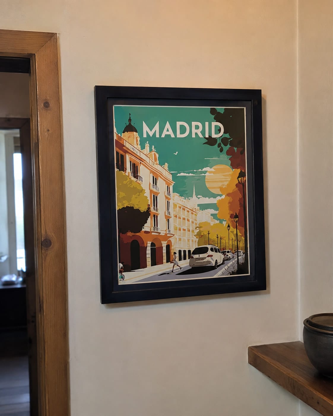 Customer photo review of Affiche Vintage Madrid