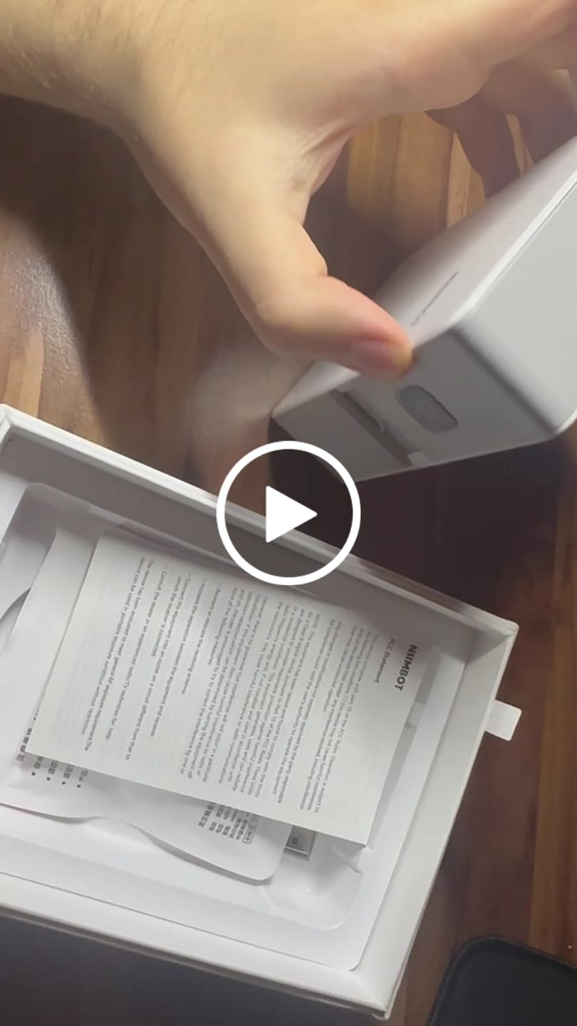 Customer video review of NIIMBOT N1 0.5 Inch Thermal Transfer Portable Bluetooth Label Maker