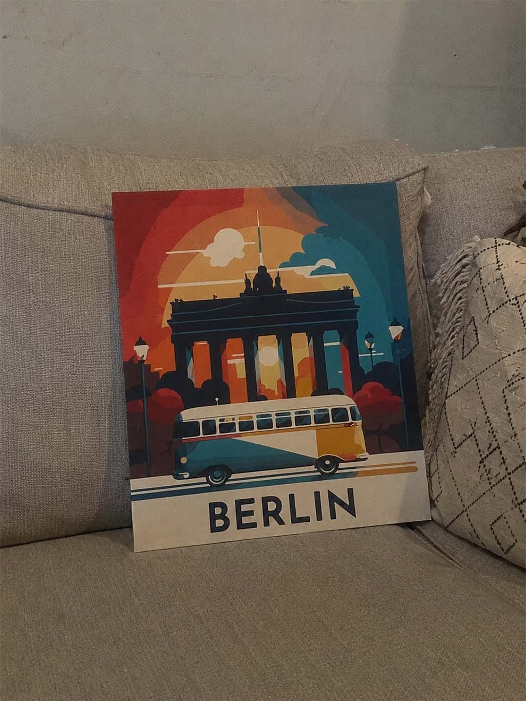 Customer photo review of Affiche Vintage Berlin