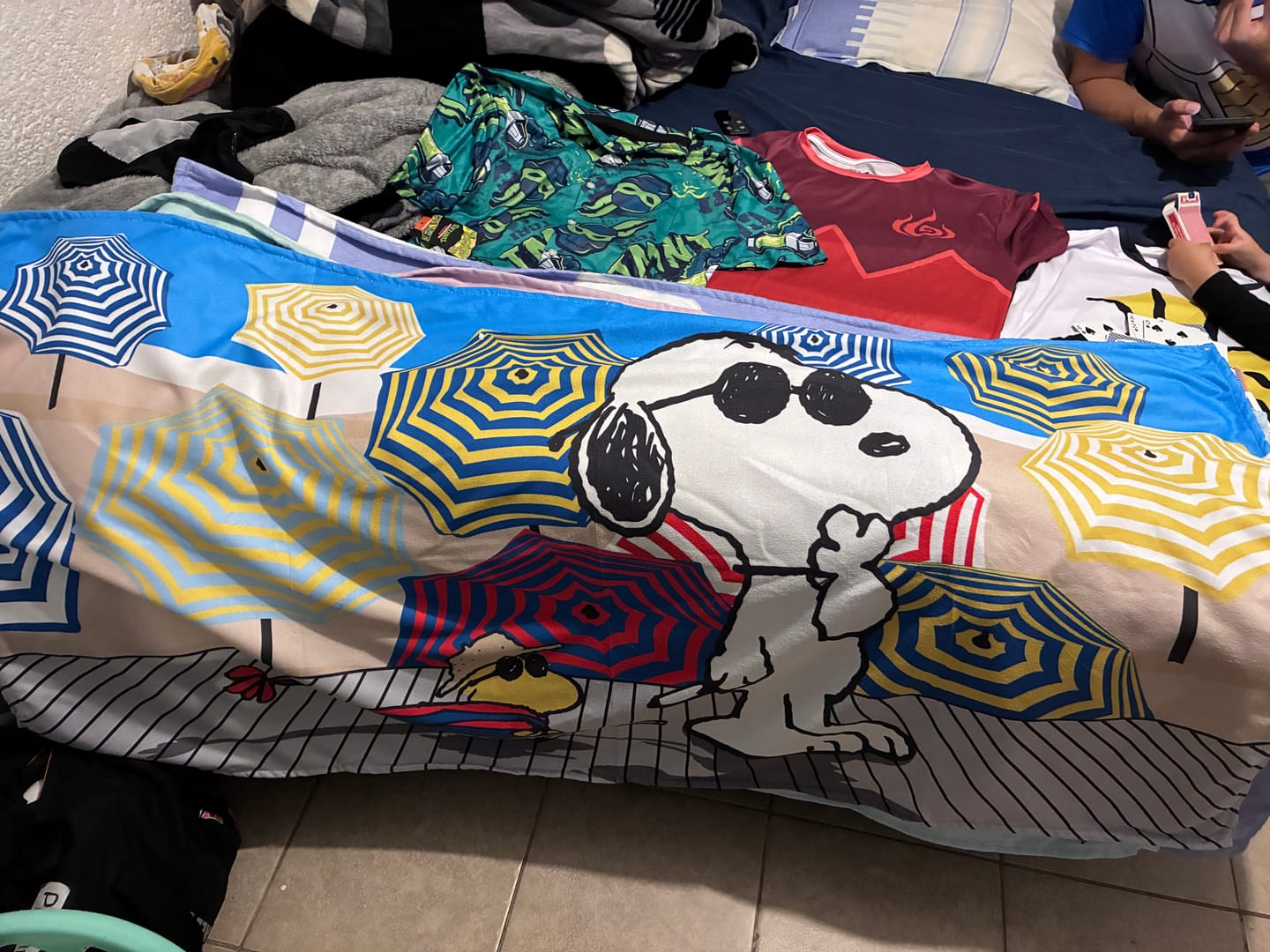 Customer photo review of Toalla Snoopy Sommer