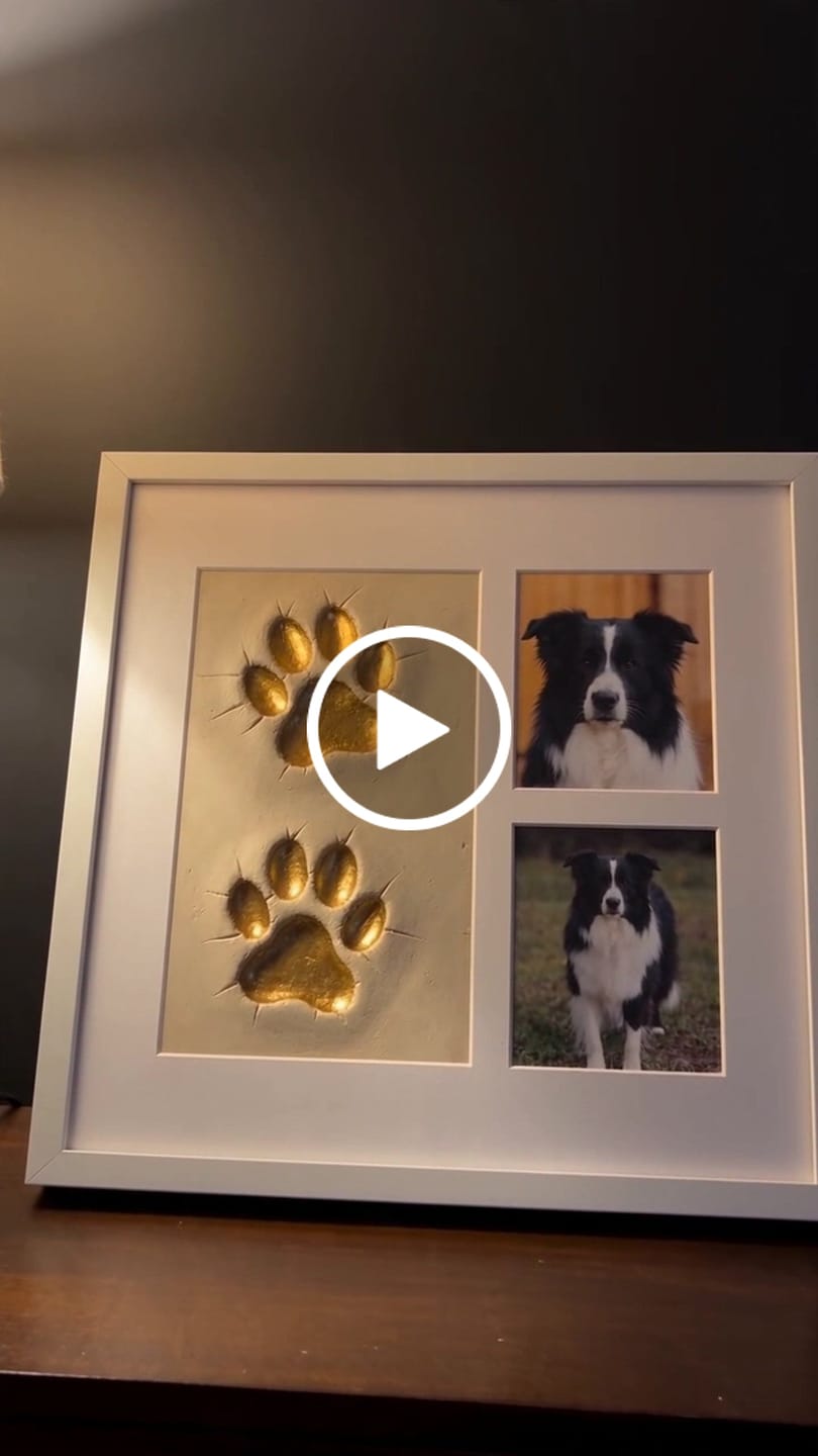 Customer video review of Cuadro Huella Eterna